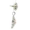 Gehna Jaipur Cubic Zirconia & Oval Rose Quartz Studded Pendant & Earring Set For Girls & Women FP-1241 - Image 3