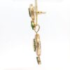 Gehna Jaipur Moissanite Polki Studded With Red Enamel Work Pendant & Earring Set For Girls & Women FP-1247 - Image 3
