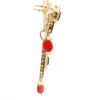 Gehna Jaipur Moissanite Polki & Tourmaline Studded Traditional Pendant & Earring Set For Girls & Women FP-1248 - Image 3