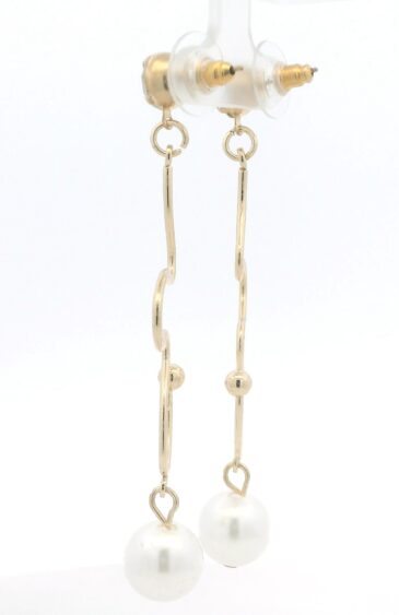 Gehna Jaipur Designer Freshwater Pearl-Studded Vermeil Earrings For Girls & Women For Girls & Women FE-1393