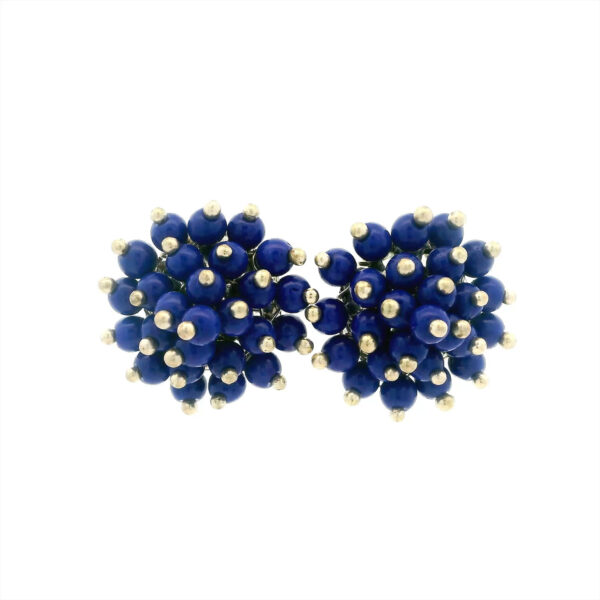 Gehna Jaipur Lapis Lazuli Zircon Beads Earrings For Girls & Women CE-1184