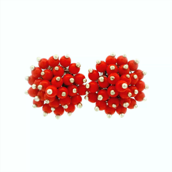 Gehna Jaipur Red Jasper Zircon Beads Earrings For Girls & Women CE-1185