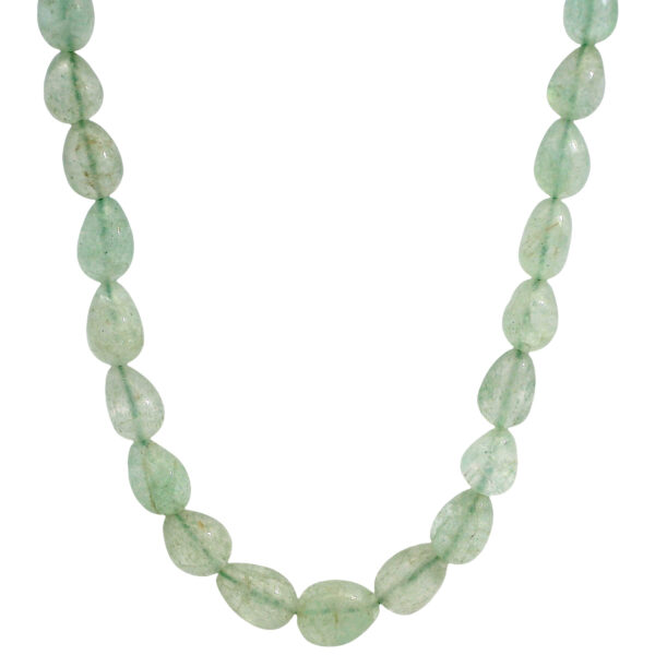 Gehna Jaipur Natural Russian Emerald Tear Drop Shape Genuine Gemstone Necklace  For Girls & Women NP-1511