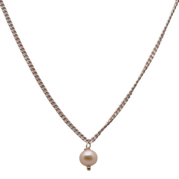 Pearl Studded with Silver Chain