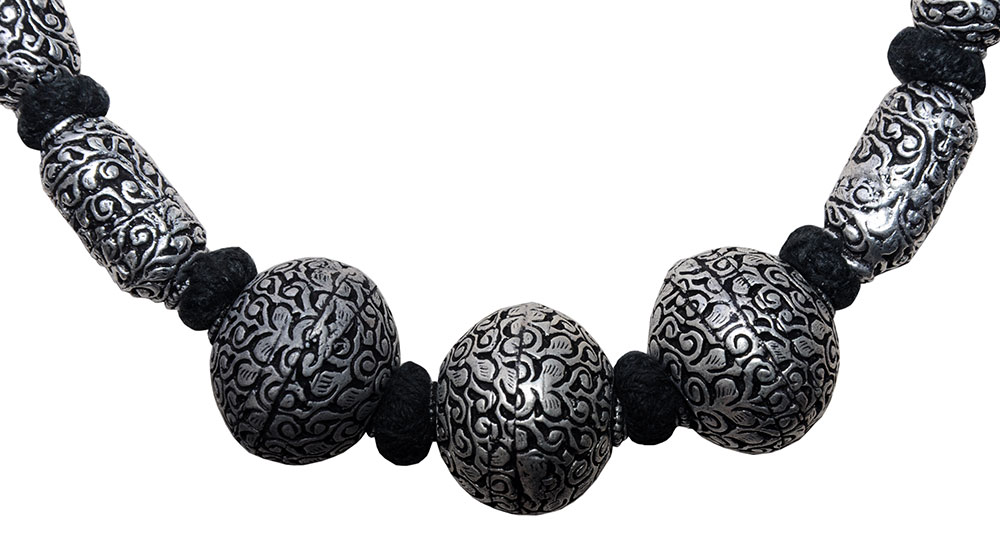 Oxidized necklace In .925 Silver Overlay - Image 4