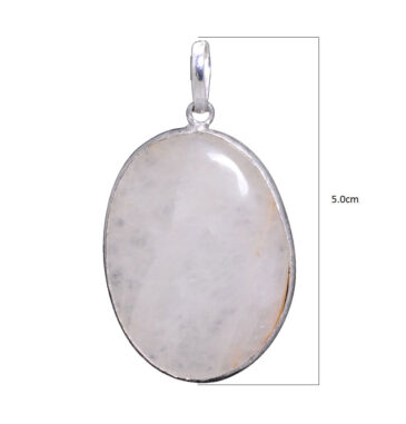 rose quartz gemstone pendant in 925 sterling silver overlay metal