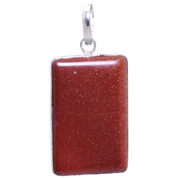 golden sun Sitara gemstone pendant in 925 sterling silver overlay metal