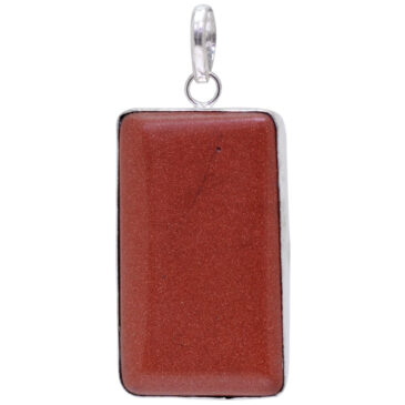 golden sun Sitara gemstone pendant in 925 sterling silver overlay metal