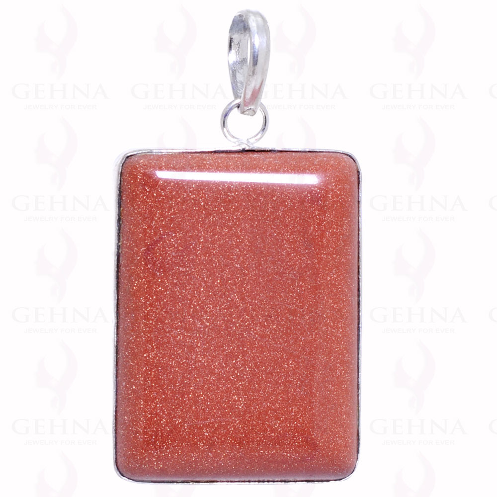 Sun Sitara Gemstone Pendant In 925 Sterling Silver Overlay Metal GP2096