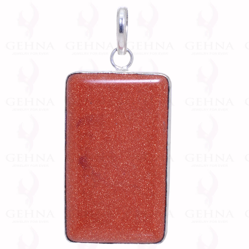 Sun Sitara Gemstone Pendant In 925 Sterling Silver Overlay Metal GP2119