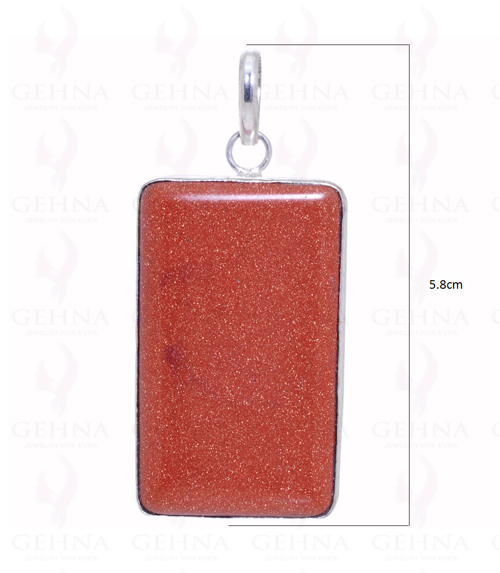 Sun Sitara Gemstone Pendant In 925 Sterling Silver Overlay Metal GP2119