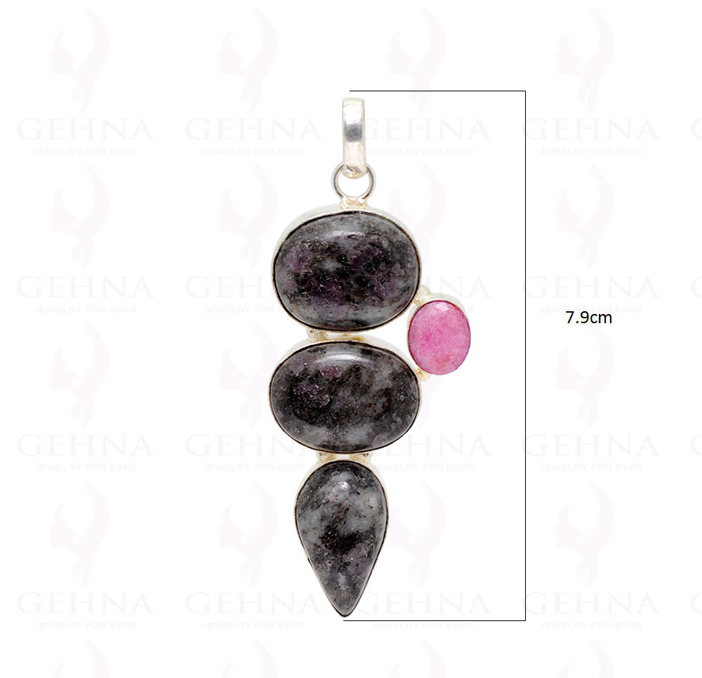 Gemstone Pendant In 925 Sterling Silver Overlay Metal GP2172