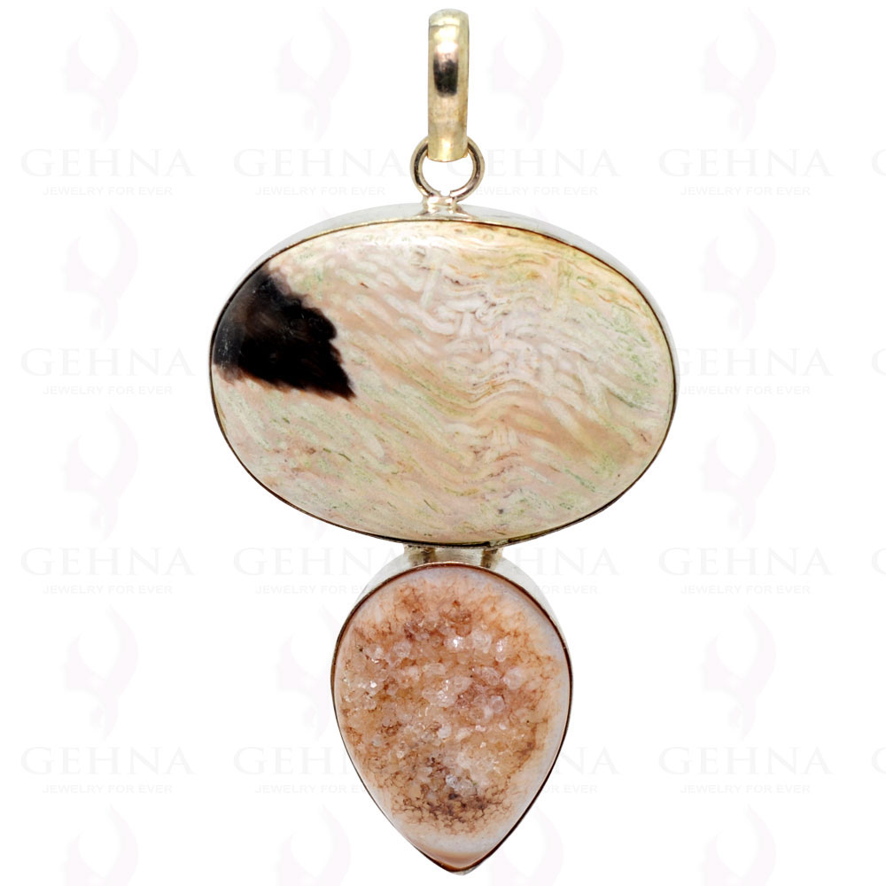 Agate .925 Sterling Silver Overlay Pendant GP2272