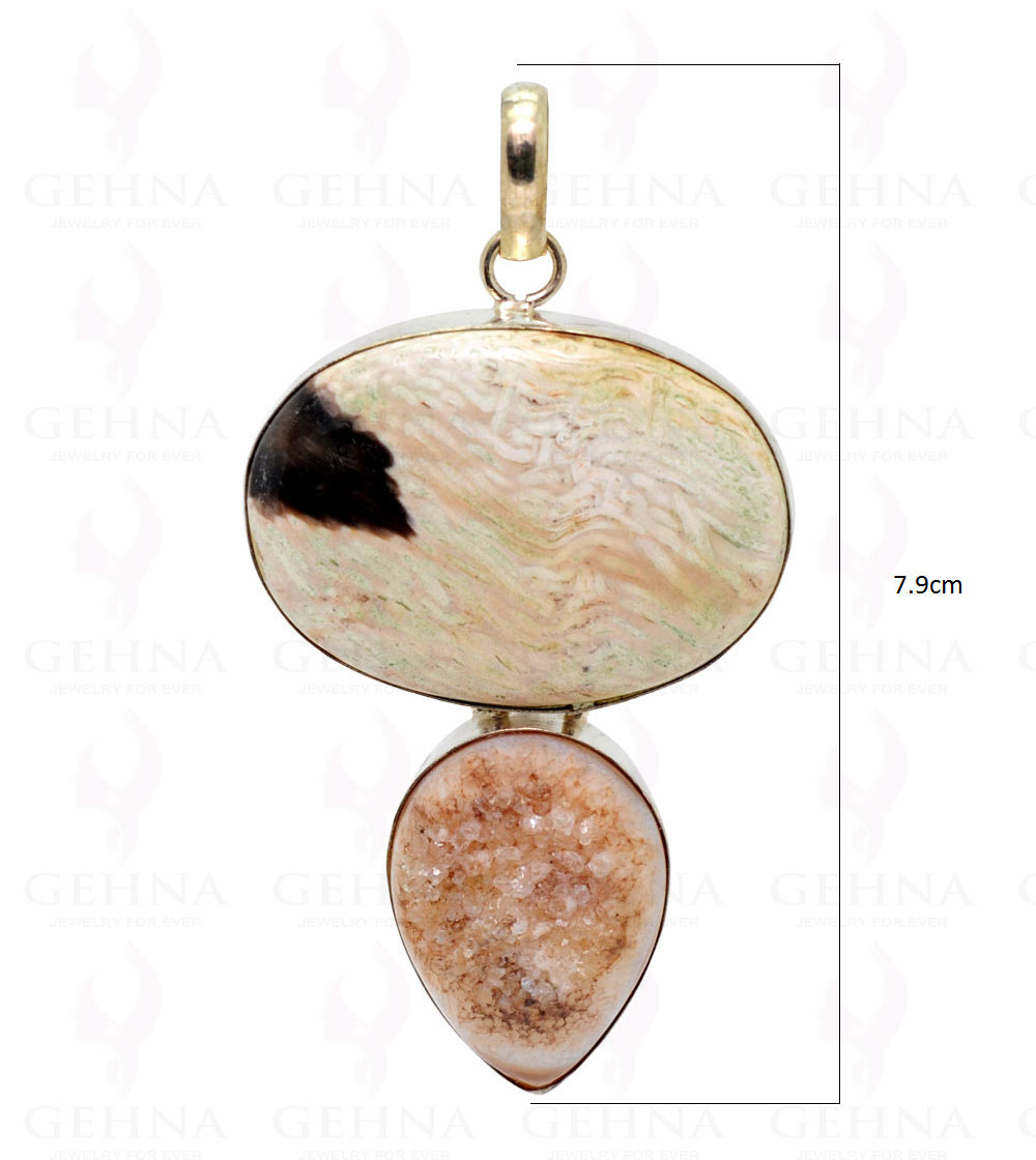 Agate .925 Sterling Silver Overlay Pendant GP2272