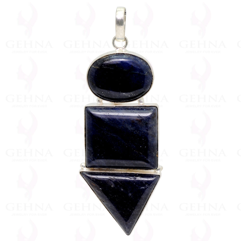Sodalite .925 Sterling Silver Overlay Pendant GP2278