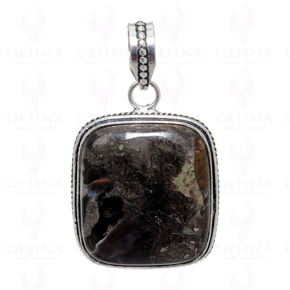 Mookaite Gemstone Pendant In 925 Sterling Silver Overlay GP2411