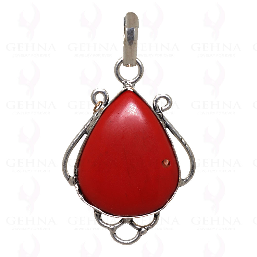 Red Jasper Gemstone Pendant In 925 Sterling Silver Overlay GP2461