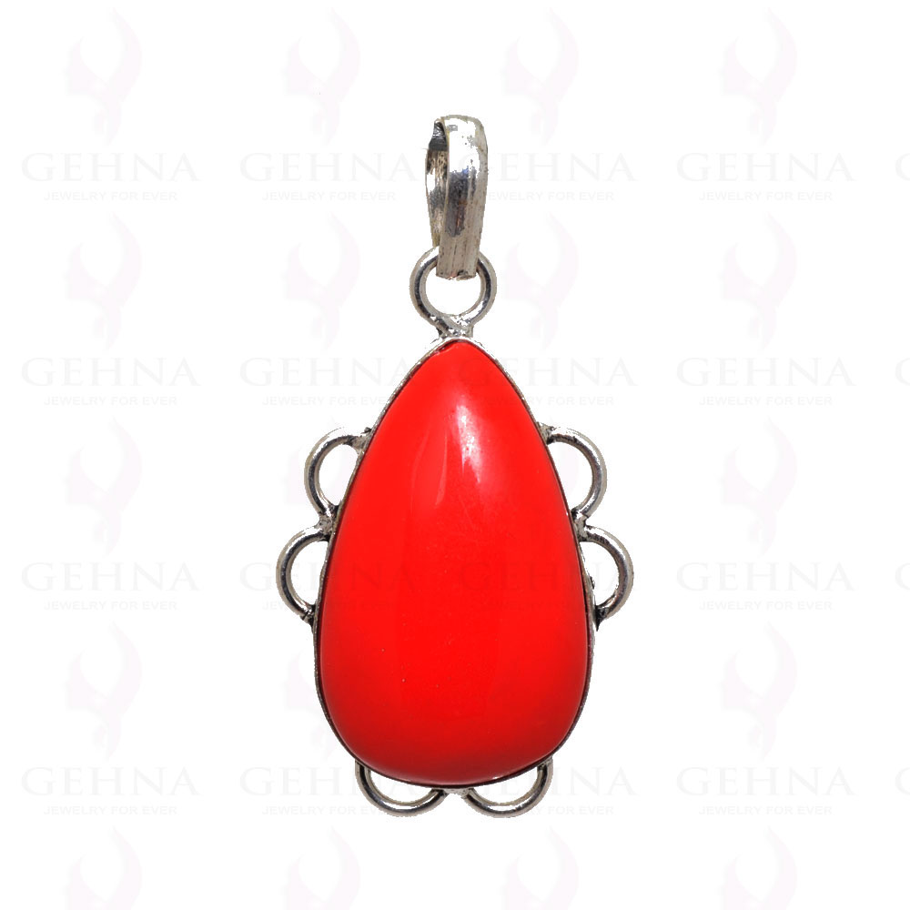 Red Jasper Gemstone Pendant In 925 Sterling Silver Overlay GP2466