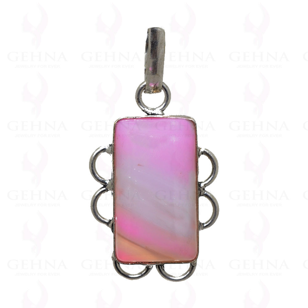 Onyx Pendant In 925 Sterling Silver Overlay GP2484