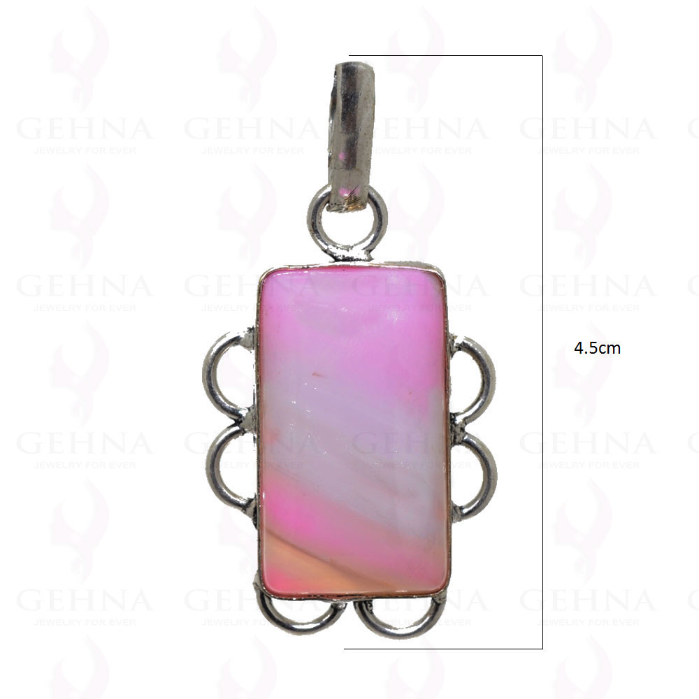 Onyx Pendant In 925 Sterling Silver Overlay GP2484