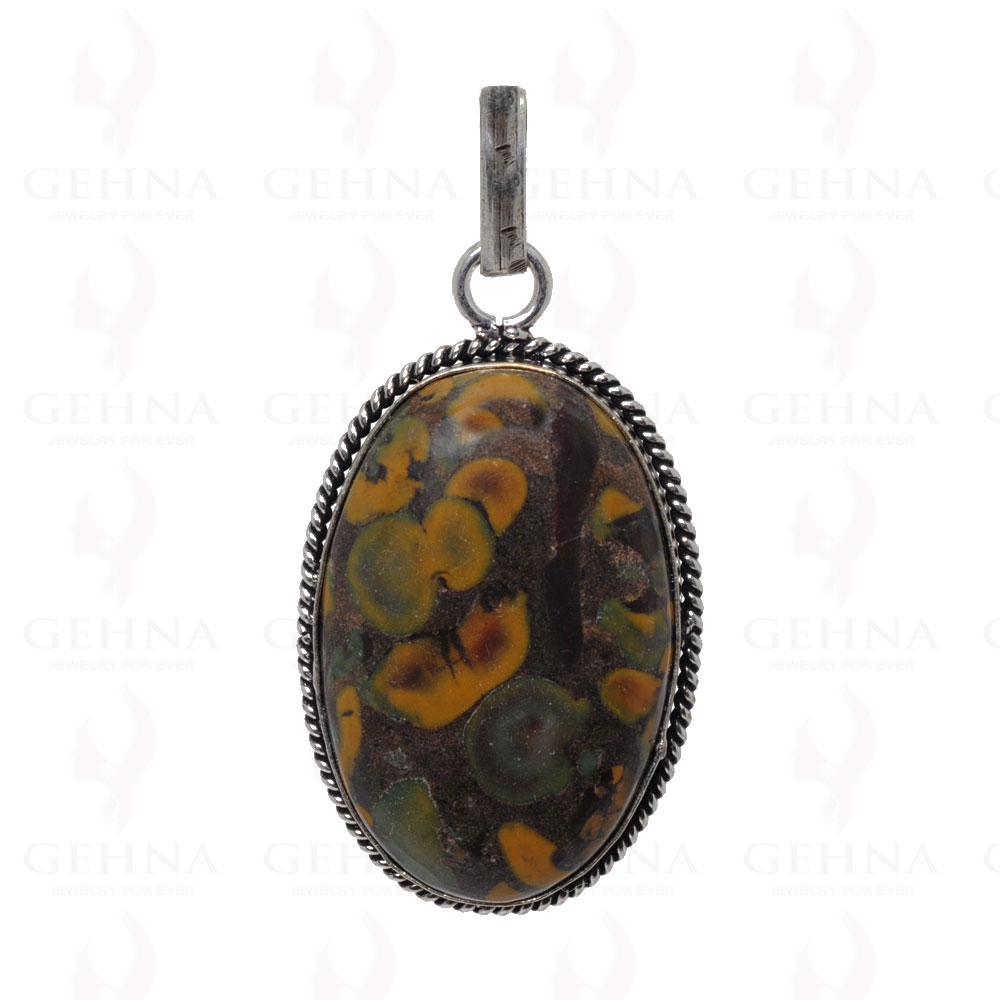 Agate Pendant In 925 Sterling Silver Overlay GP2508