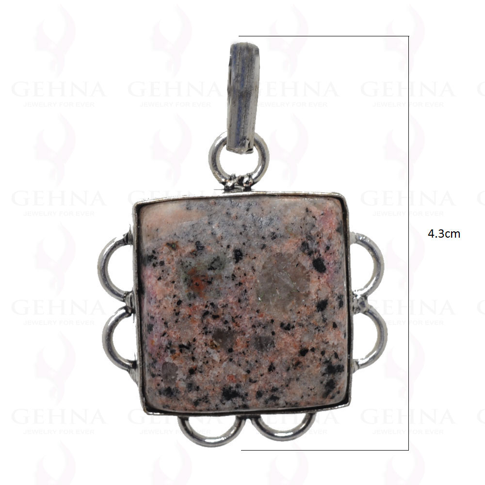 Poppy Seed Jasper Pendant In 925 Sterling Silver Overlay GP2598