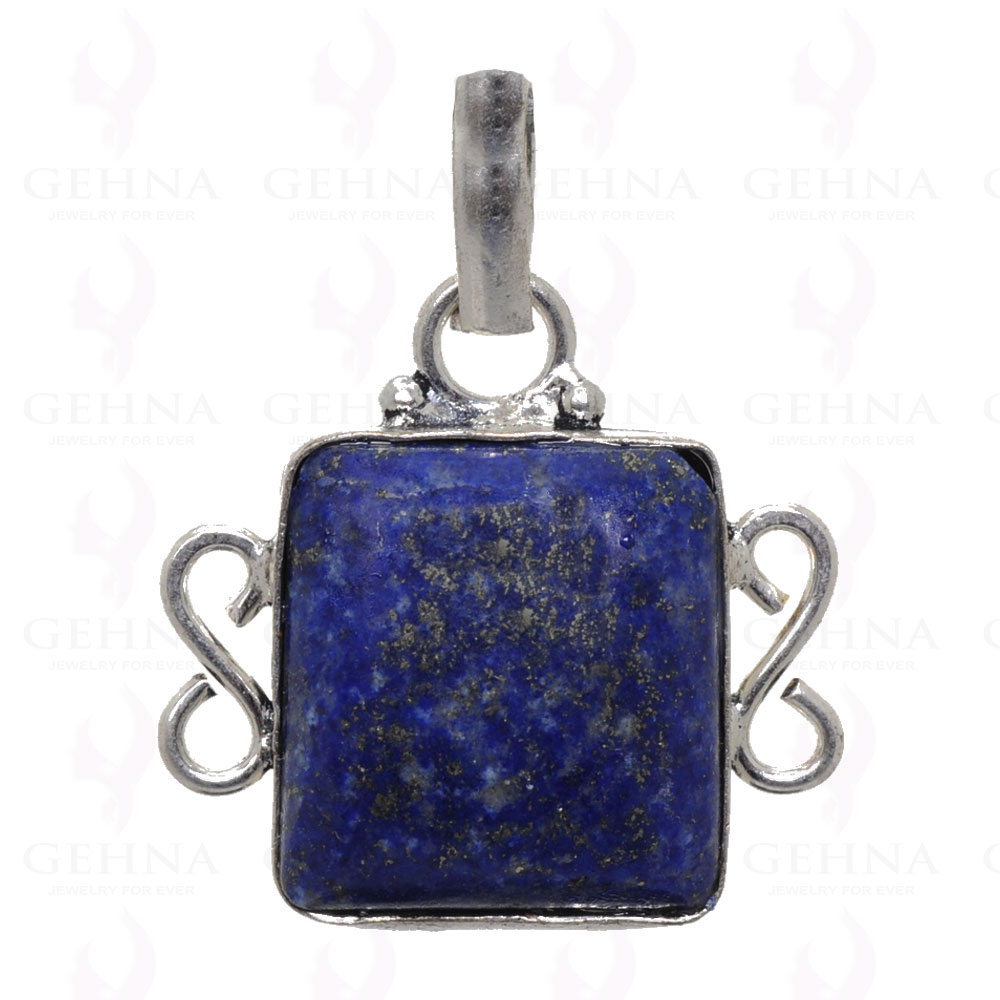 Lapis Lazuli Pendant In 925 Sterling Silver Overlay GP2600