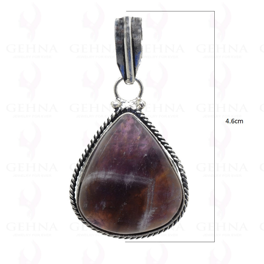 Amethyst Gemstone Pendant In .925 Silver Overlay GP2627