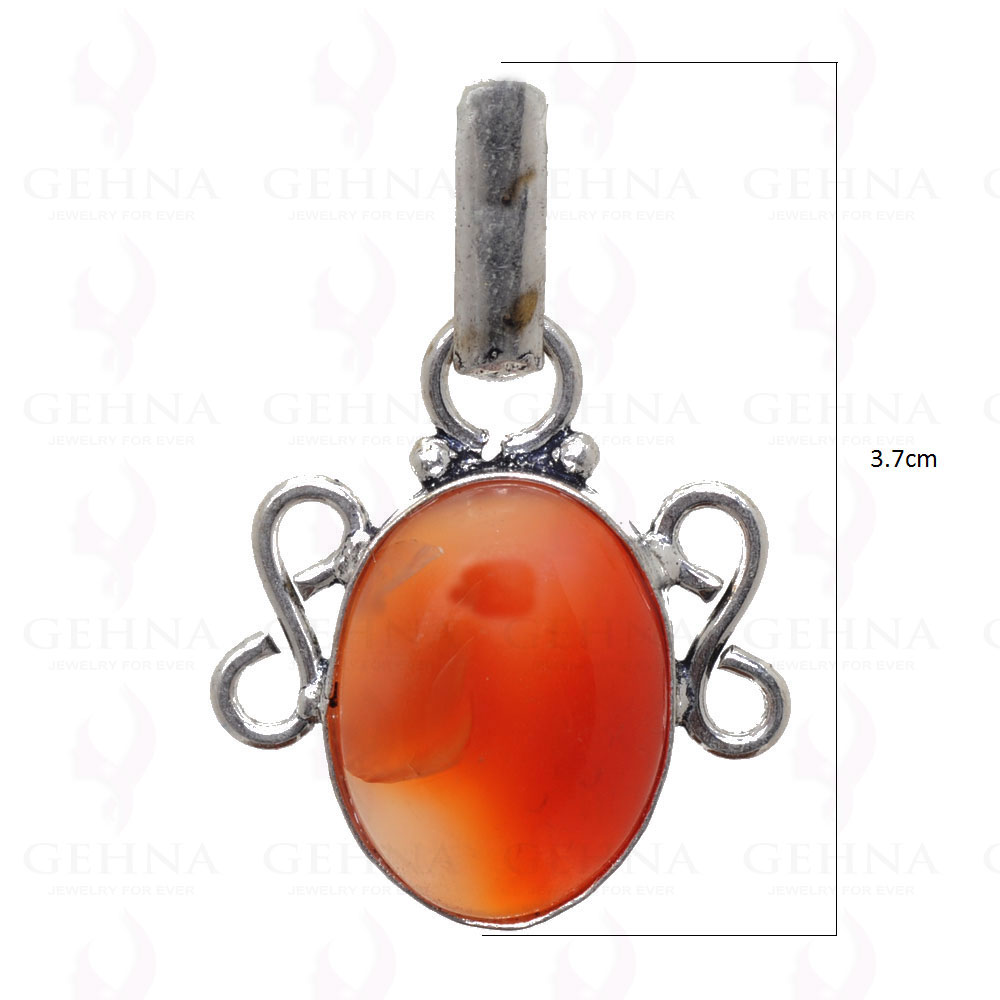 Chalcedony Pendant In 925 Sterling Silver Overlay GP2642