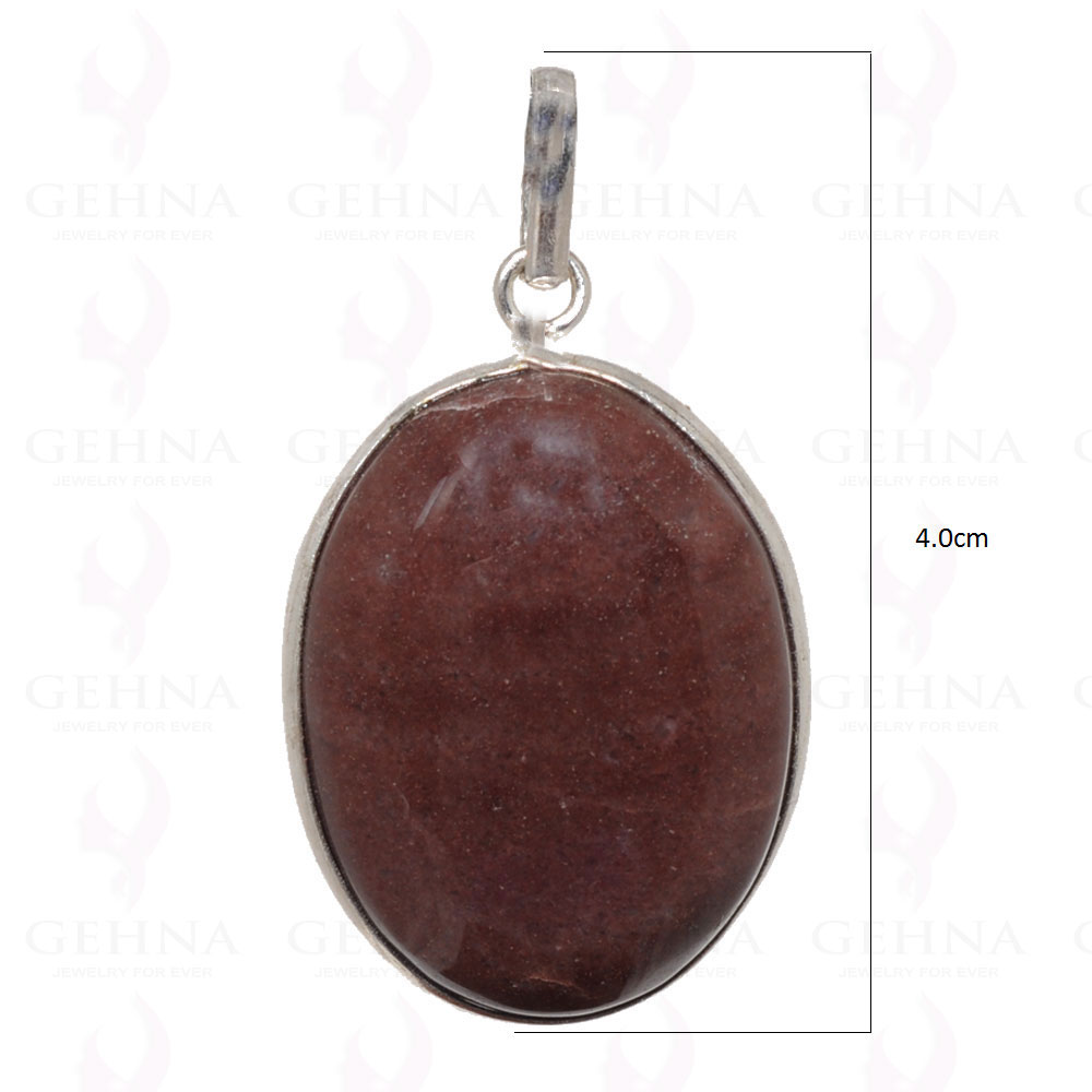 Sun-Sitara Gemstone Pendant In 925 Sterling Silver Overlay Metal GP2658