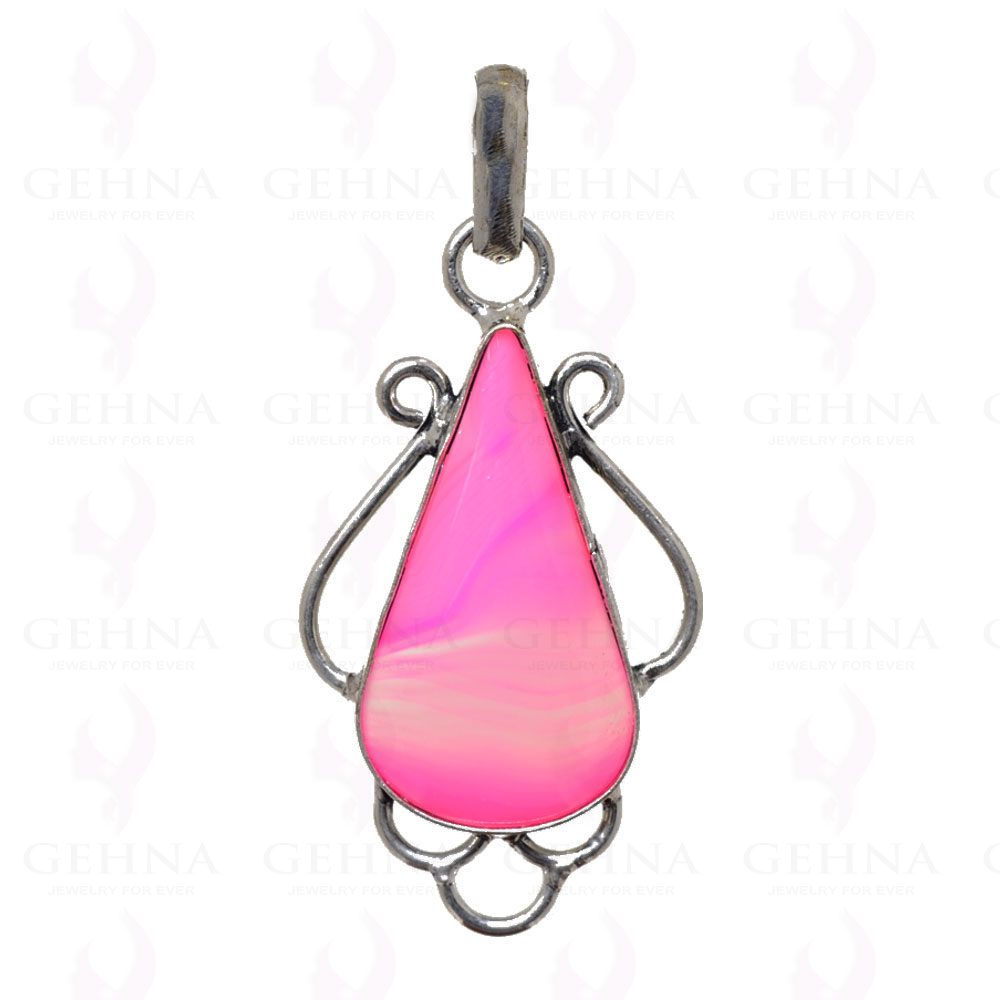 Chalcedony Pendant In 925 Sterling Silver Overlay GP2662