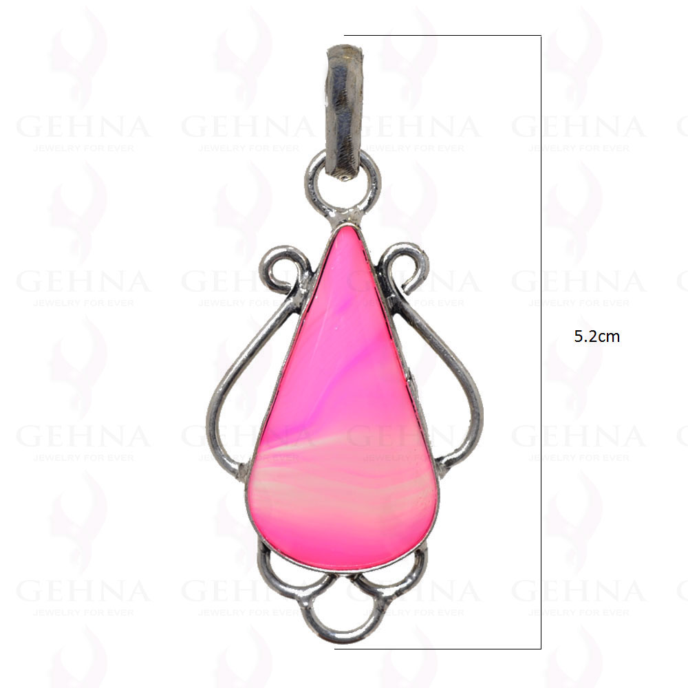 Chalcedony Pendant In 925 Sterling Silver Overlay GP2662