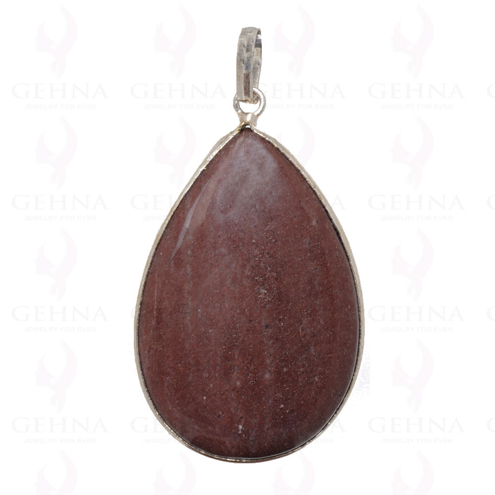 Red Jasper Pendant In 925 Sterling Silver Overlay GP2667