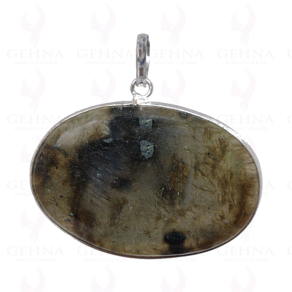Labradorite Gemstone Pendant In .925 Silver Overlay GP2673