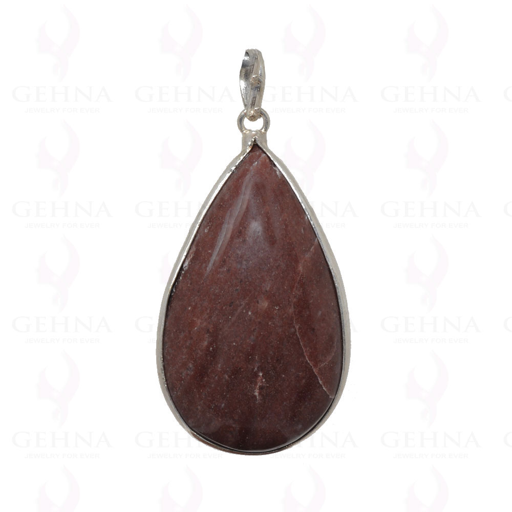 Rainbow Moonstone Pendant In 925 Sterling Silver Overlay GP2679