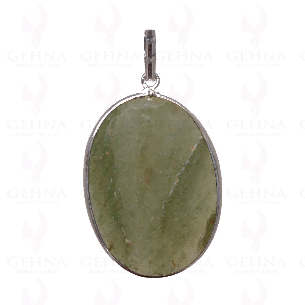 Fluorite Pendant In 925 Sterling Silver Overlay GP2691