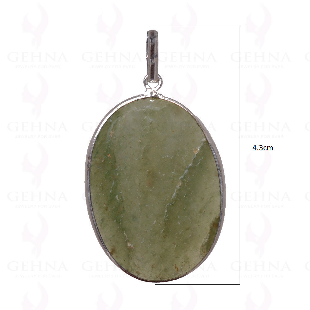 Fluorite Pendant In 925 Sterling Silver Overlay GP2691