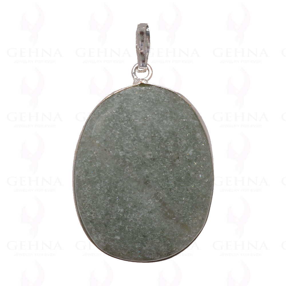 Aquamarine Pendant In 925 Sterling Silver Overlay GP2706