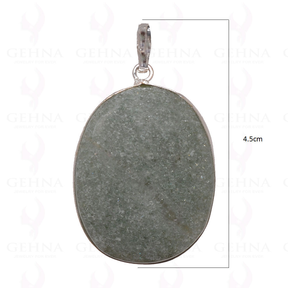 Aquamarine Pendant In 925 Sterling Silver Overlay GP2706