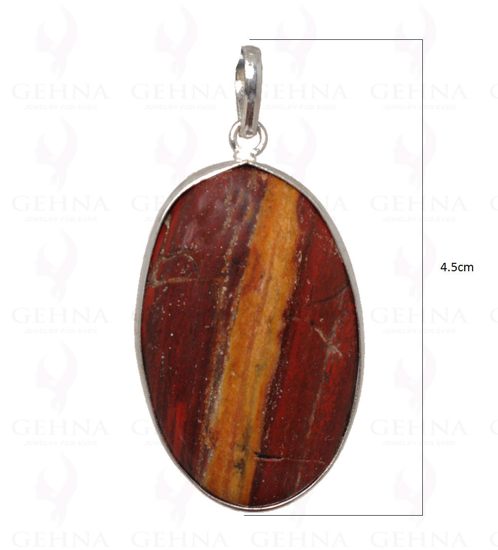 Tiger Eye Pendant In 925 Sterling Silver Overlay GP2709
