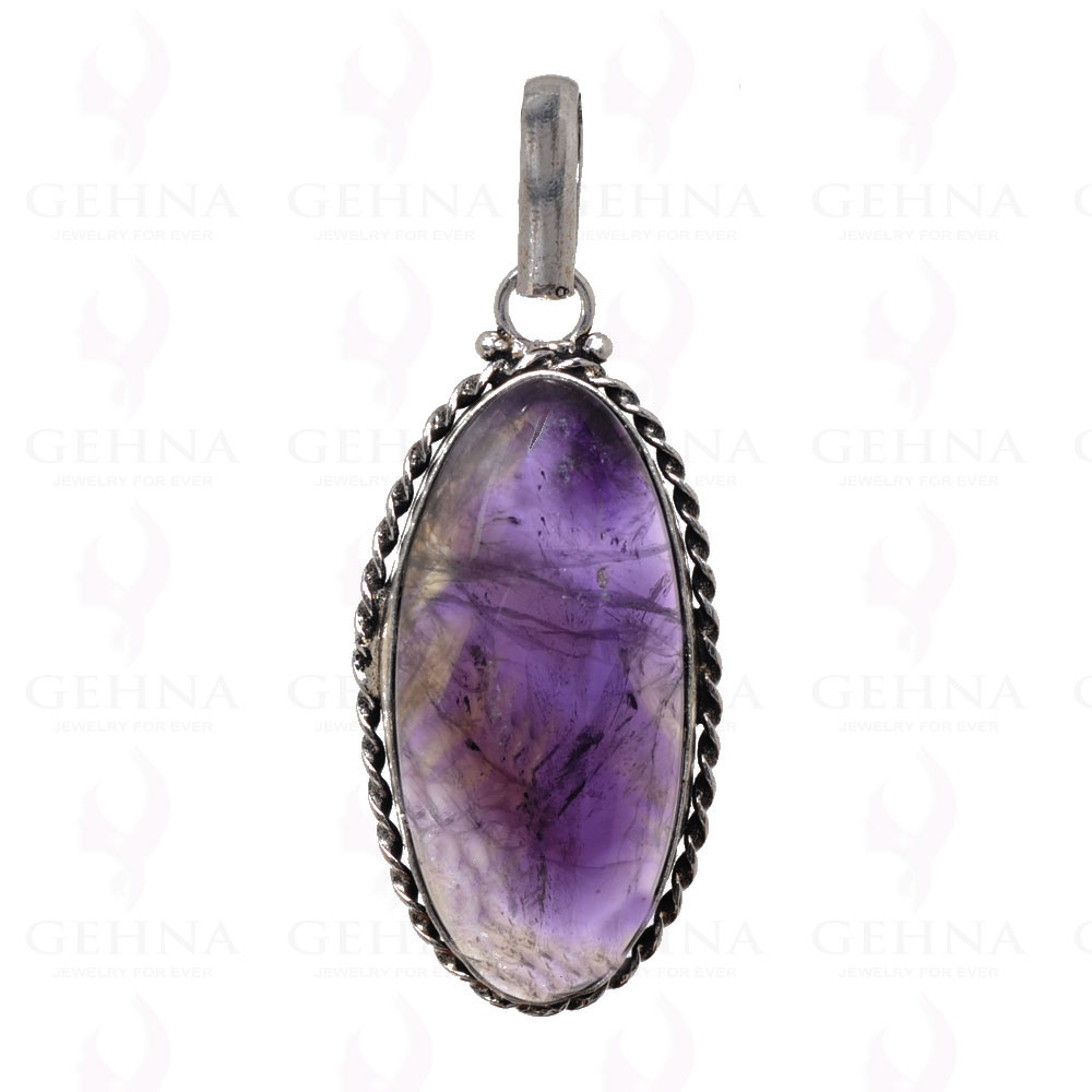 Amethyst Pendant In 925 Sterling Silver Overlay GP2729