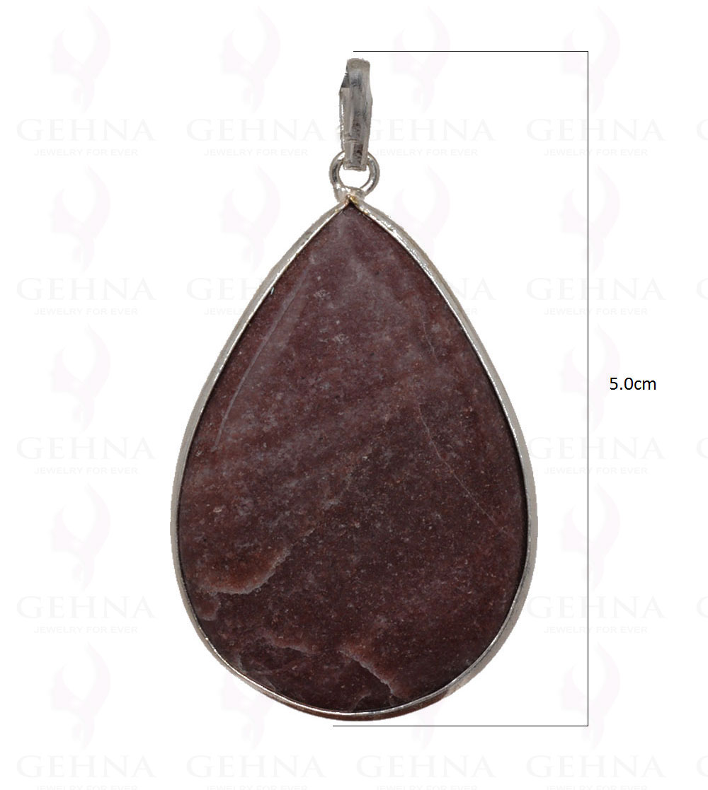 Red Jasper Pendant In 925 Sterling Silver Overlay GP2741