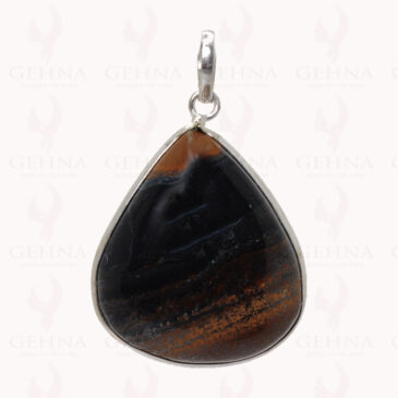 Brecciated Jasper Pendant In .925 Sterling Silver Overlay Metal GP2791