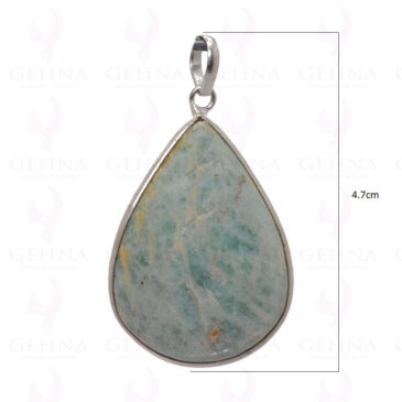 Green Aventurine Gemstone Pendant In .925 Sterling Silver Overlay Metal GP2810