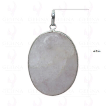 Aquamarine Gemstone Pendant In .925 Sterling Silver Overlay Metal GP2824