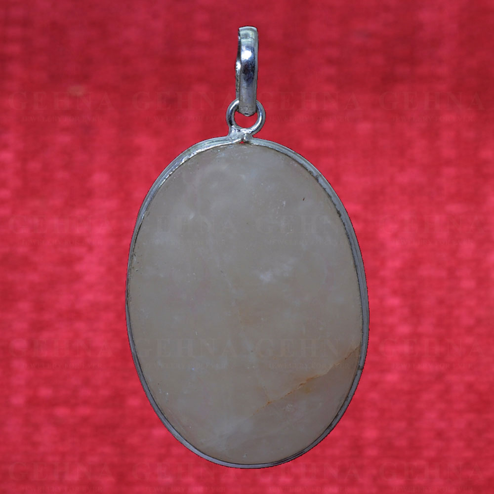 Green Aventurine Gemstone Pendant In .925 Sterling Silver Overlay Metal GP2836