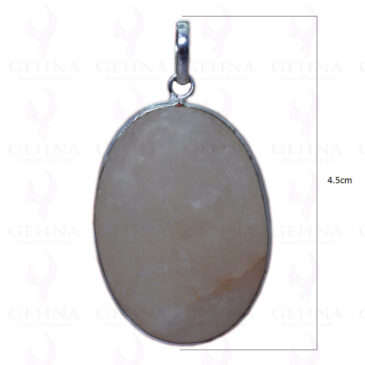 Green Aventurine Gemstone Pendant In .925 Sterling Silver Overlay Metal GP2836