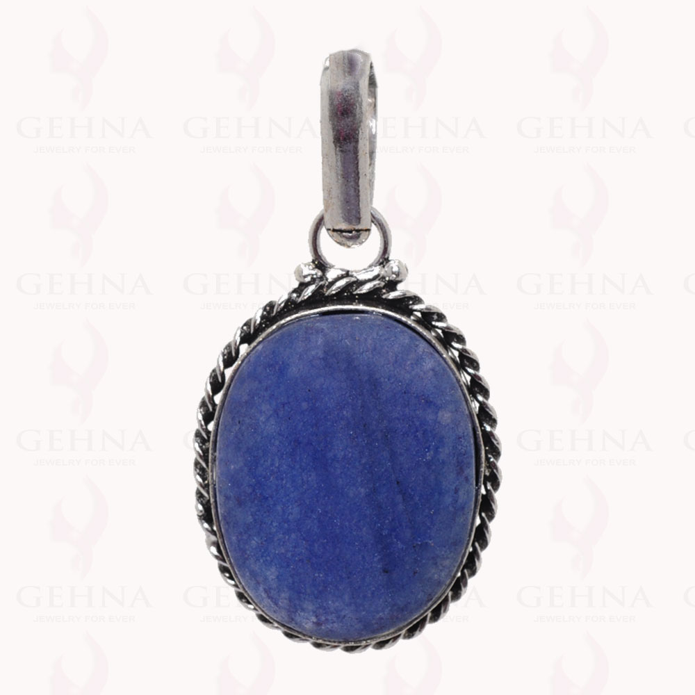 Sodalite Gemstone Pendant In .925 Sterling Silver Overlay Metal GP2853