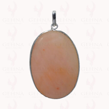 Onyx Gemstone Pendant In .925 Sterling Silver Overlay Metal GP2862