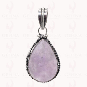 Rose Quartz Gemstone Pendant In .925 Sterling Silver Overlay Metal GP2909